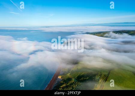 Golden Cap, Chideock, Dorset, Inghilterra, Regno Unito, Europa Foto Stock