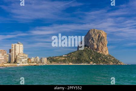 Penon de Ifach, Calpe, Calp, Spagna. N. Calpe Foto Stock