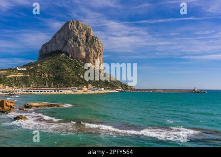 Penon de Ifach, Calpe, Calp, Spagna. N. Calpe Foto Stock