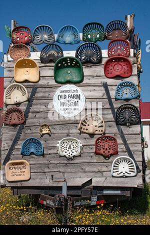 Stati Uniti, Maine, Alexander, Lawrence Lord's Old Farm Museum, Route 9, The Airline, Foto Stock