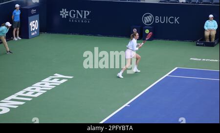 Quaterfinals in Monterrey Tennis Open WTA 250 Foto Stock