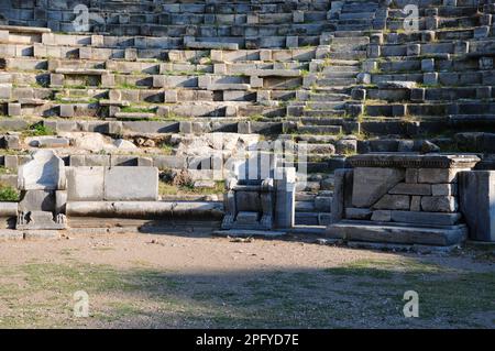 Priene Città Vecchia - Aydin - TURCHIA Foto Stock