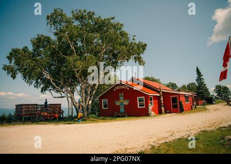 Sheguiandah, Ontario, Canada - Ten Mile Point Trading Post. Foto di alta qualità Foto Stock