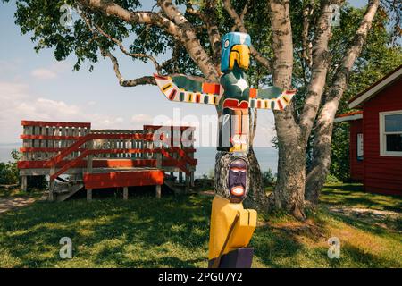 Sheguiandah, Ontario, Canada - Ten Mile Point Trading Post. Foto di alta qualità Foto Stock