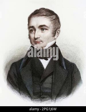 Ritratto di Marie-Joseph-Louis-Adolphe Thiers (1797-1877) - 1830 Foto Stock