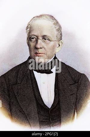 Ritratto di Alexander Gorchakov (1798-1883), statista russo - Principe Alexander Mikhailovich Gorchakov Foto Stock