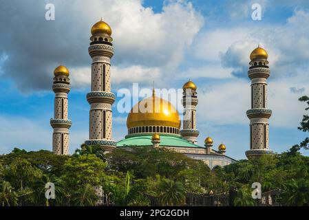 Moschea JaME ASR Hassanil Bolkiah a bandar seri begawan, brunei Foto Stock