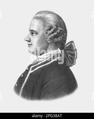 Jan Ingenhousz 1730-1799 olandese Biologo biologo biologo britannico chimico Foto Stock