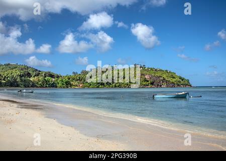 Anse Boileau Beach Costa occidentale Mahe Seychelles Foto Stock
