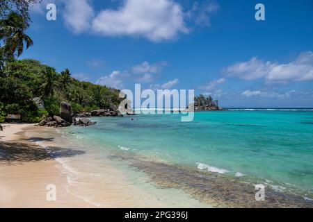 Takamaka Beach Lazare Bay South West Coast Mahe Seychelles Foto Stock