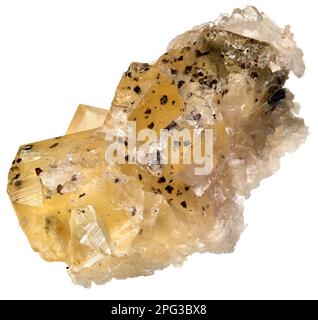 Cristalli di fluorite - Arkengarthdale, Regno Unito Foto Stock