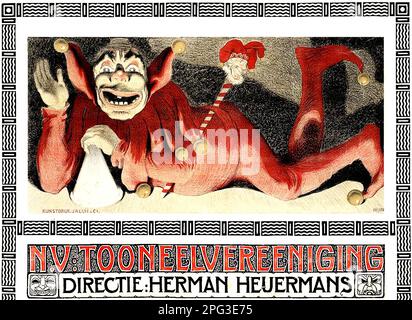 Albert Hahn - N.V. Tooneelvereeniging - commedia olandese, diretto da Herman Heijermans, 1912. Foto Stock