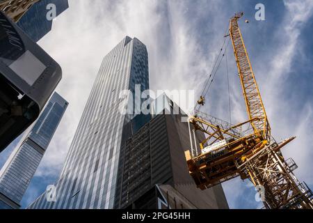 BillionaireÕs Row, una collezione di residenze super-alte per gli uber-ricchi principalmente sulla West 57th Street a New York Sabato, 18 marzo 2023. (© Richard B. Levine) Foto Stock