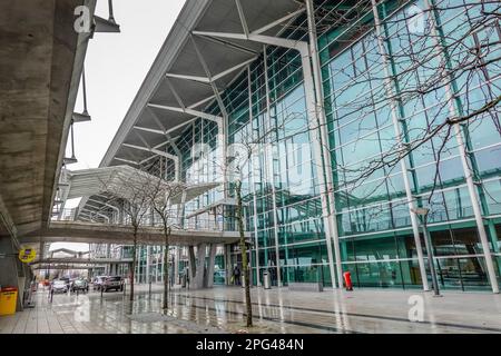 EuroAirport Flughafen Basilea Mulhouse Friburgo, Basilea, Svizzera Foto Stock