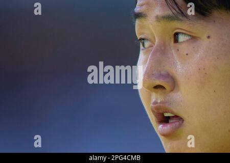 Kang-in Lee di RCD Mallorca durante il campionato spagnolo la Liga partita di calcio tra Real Betis e RCD Mallorca il 19 marzo 2023 allo stadio Benito Villamarin di Siviglia, Spagna Foto Joaquin Corchero / Spagna DPPI / DPPI - Foto: Joaquin Corchero/DPPI/LiveMedia Foto Stock