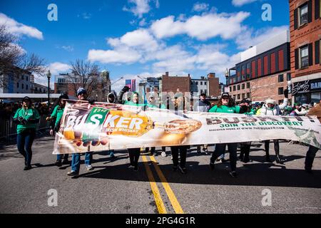 2023 South Boston St. Patrick's Day e la Parata del giorno dell'evacuazione Foto Stock