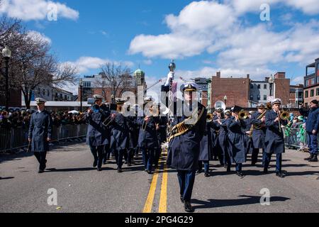 2023 South Boston St. Patrick's Day e la Parata del giorno dell'evacuazione Foto Stock