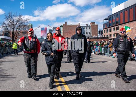 2023 South Boston St. Patrick's Day e la Parata del giorno dell'evacuazione Foto Stock