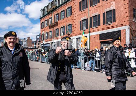 2023 South Boston St. Patrick's Day e la Parata del giorno dell'evacuazione Foto Stock