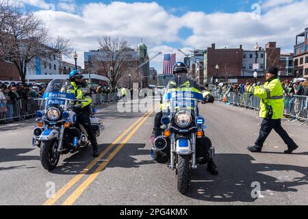 2023 South Boston St. Patrick's Day e la Parata del giorno dell'evacuazione Foto Stock