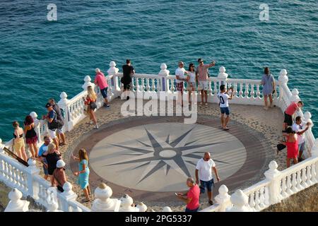 Balcone mediterraneo, Benidorm. Foto Stock