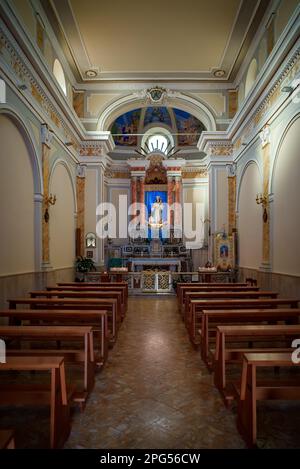 Chiesa di nostra Signora di Costantinopoli ad Agropoli, Italia. Foto Stock
