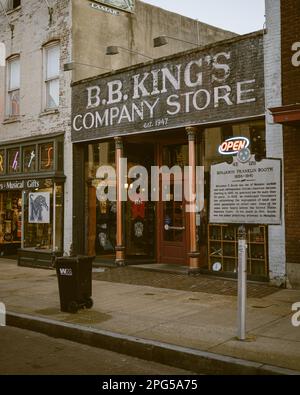 B.B. Negozio Kings su Beale Street, Memphis, Tennessee Foto Stock