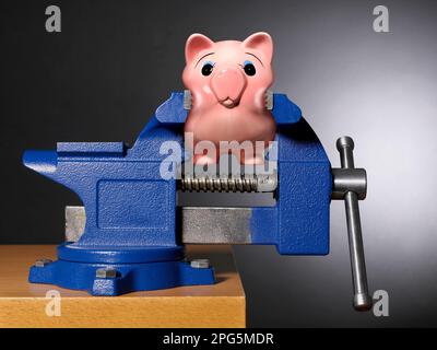 piggy bank sempre spremuto Foto Stock