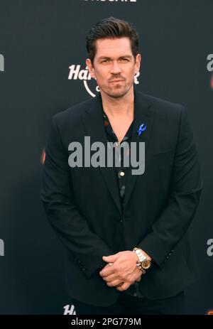 Hollywood, California, USA 20th Marzo 2023 l'attore Steve Howey partecipa alla Los Angeles Premiere del "John Wick: Chapter 4" di Liongate al TCL Chinese Theatre il 20 Marzo 2023 a Hollywood, California, USA. Foto di Barry King/Alamy Live News Foto Stock