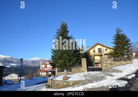 Grecia, Grecia settentrionale, Grevena Filippaioi villaggio tradizionale Foto Stock