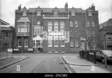 1986 Archivio in bianco e nero Fotografia della Electoral Reform Society quando occupava locali a Chancel Street, South London. Foto Stock