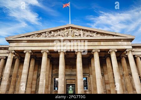Il British Museum, Londra, Inghilterra, Regno Unito Foto Stock