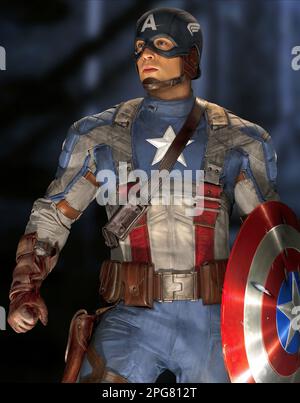 Capitano America Chris Evans Foto Stock