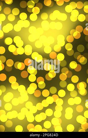 Abstract giallo sfondo bokeh di fondo Foto Stock