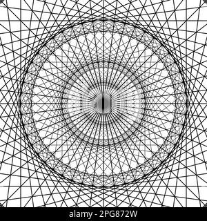 Figura geometrica degli elementi della geometria Sacra. Illustrazione vettoriale. Illustrazione Vettoriale