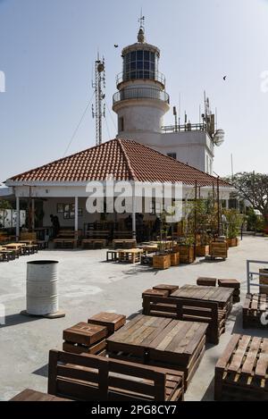 Nicolas Remene / le Pictorium - Dakar, Senegal - 10/3/2017 - Senegal / Dakar / Dakar - il faro di Mamelles a Ouakam, un distretto di Dakar, Senegal, il 10 marzo 2017. Foto Stock