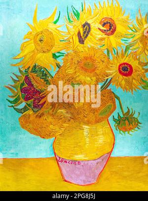 Girasoli, Vincent van Gogh. Foto Stock
