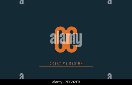 Lettere alfabetiche iniziali logo monogramma FE , EF Illustrazione Vettoriale