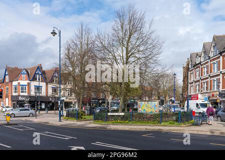 St Mary's Row a Moseley, Birmingham Foto Stock