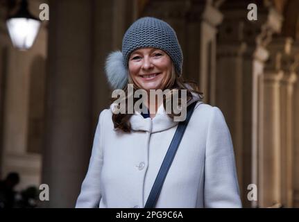 Londra, Regno Unito. 21st Mar, 2023. Gillian Keegan, Segretario dell'Istruzione, alla riunione settimanale del Gabinetto. Credit: Notizie dal vivo di Mark Thomas/Alamy Foto Stock