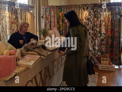 Coombe Lodge, Blagdon Bristol. 21 Mar 2023. Interior Design Trade Show, Design Central South West. Credit: Will Tudor/Alamy Live News Foto Stock