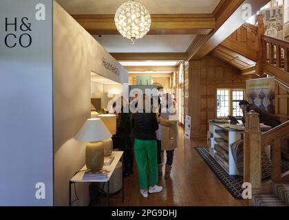 Coombe Lodge, Blagdon Bristol. 21 Mar 2023. Interior Design Trade Show, Design Central South West. Credit: Will Tudor/Alamy Live News Foto Stock