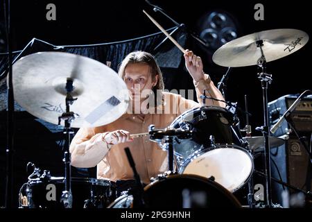 BARCELLONA - MAR 9: La Wunderhouse (band) si esibirà sul palco del Sant Jordi Club il 9 marzo 2023 a Barcellona, Spagna. Foto Stock