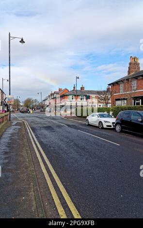 Immobili a Lytham, Lytham St Annes, Fylde Coast, Lancashire Regno Unito - 24th febbraio 2023 Foto Stock