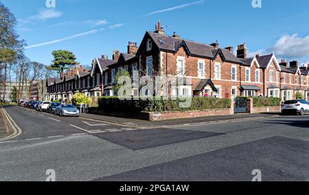 Immobili a Lytham, Lytham St Annes, Fylde Coast, Lancashire Regno Unito - 24th febbraio 2023 Foto Stock