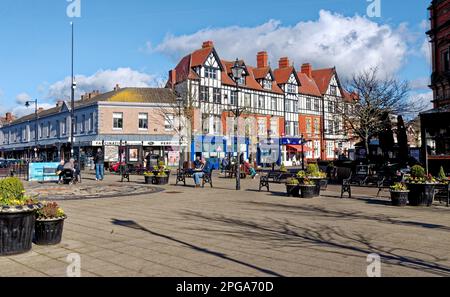 Immobili a Lytham, Lytham St Annes, Fylde Coast, Lancashire Regno Unito - 24th febbraio 2023 Foto Stock