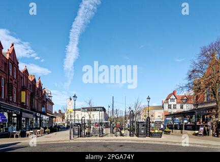 Immobili a Lytham, Lytham St Annes, Fylde Coast, Lancashire Regno Unito - 24th febbraio 2023 Foto Stock