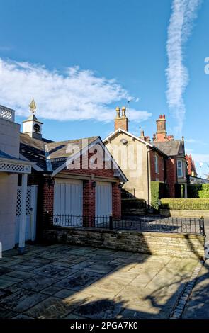 Immobili a Lytham, Lytham St Annes, Fylde Coast, Lancashire Regno Unito - 24th febbraio 2023 Foto Stock