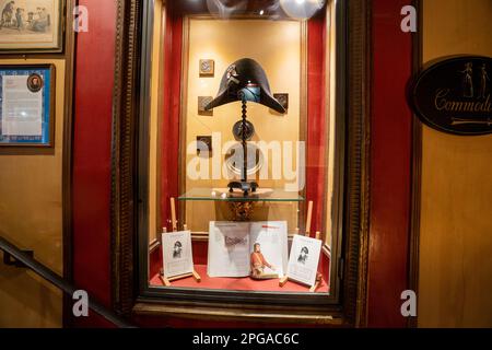 Ristorante le Procope a Parigi, Francia. Il più antico caffè di Parigi nel cuore di Saint-Germain. Foto Stock