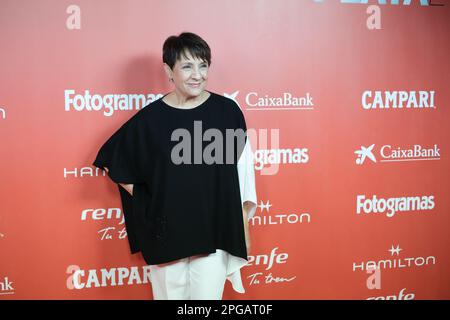 Madrid, Spagna. 21st Mar, 2023. Blanca Portillo partecipa ai 'Fotogramas De Plata' Awards 2023 al Teatro Barceló di Madrid. (Foto di Atilano Garcia/SOPA Images/Sipa USA) Credit: Sipa USA/Alamy Live News Foto Stock